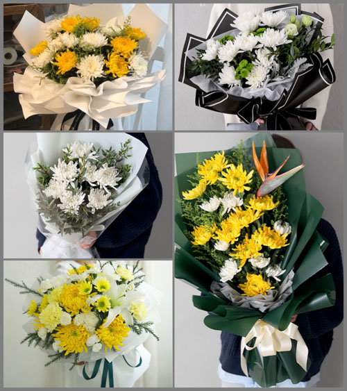 陕西宝鸡市金台区硖石镇白事花束代送